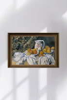 Paul Cézanne - Perdeli Natürmort - 0
