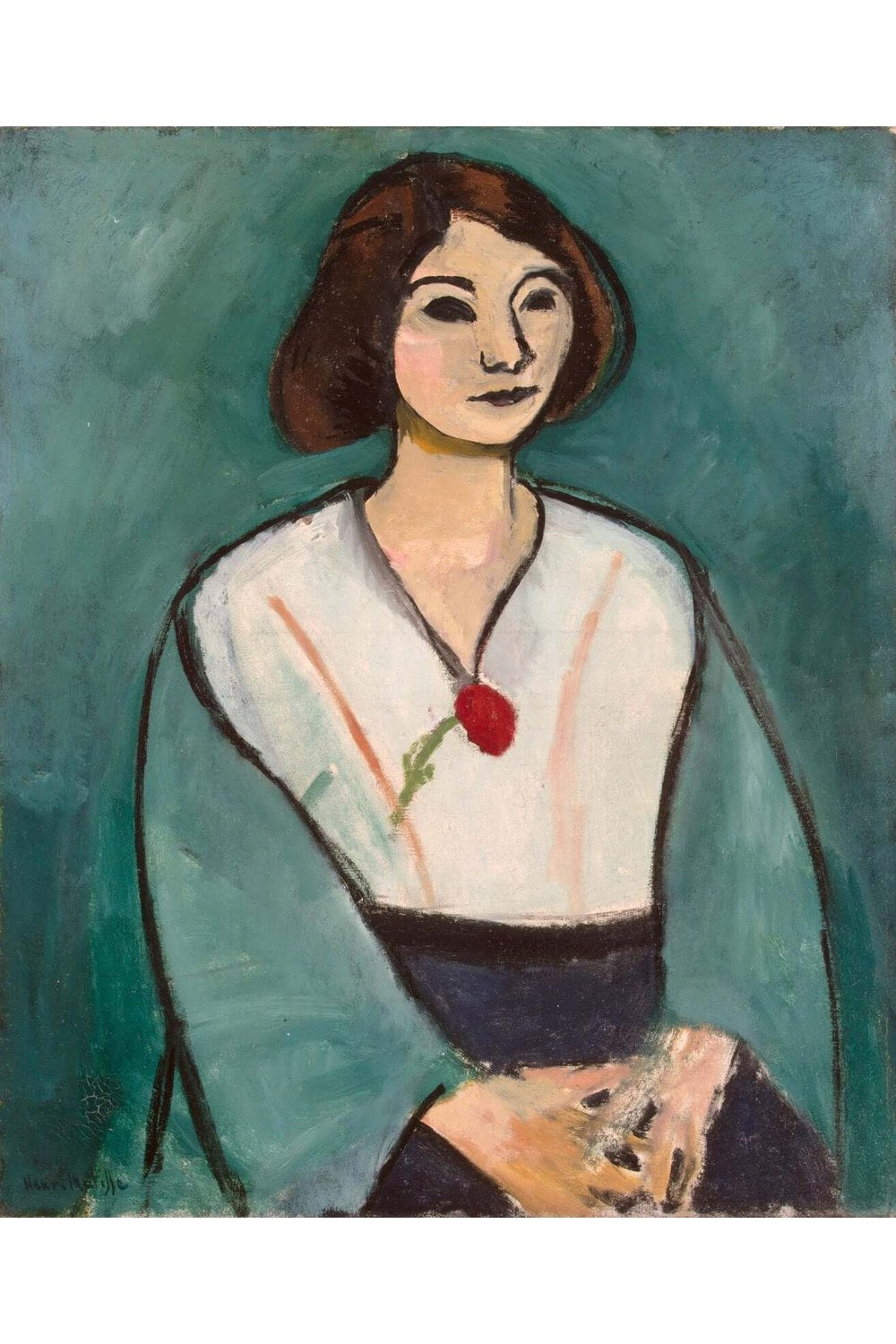 Henri Matisse - Yeşil Giysili Kadın - 1