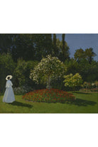 Claude Monet - Bahçedeki Kadın Sainte-Adresse - 1