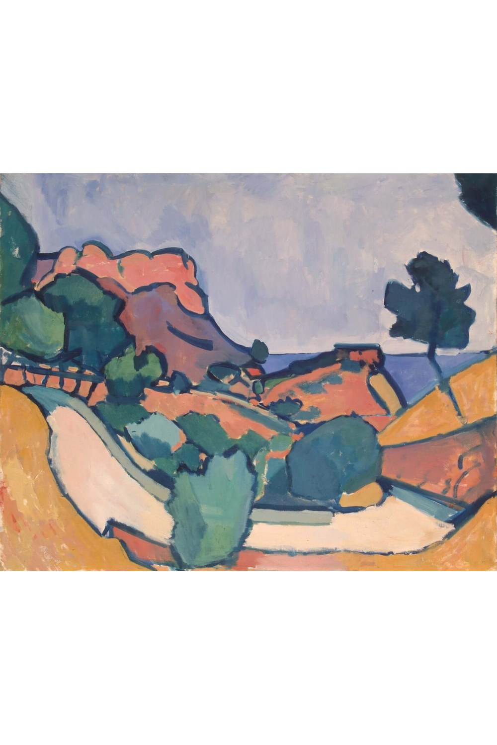 André Derain - Dağlarda Yol - 1