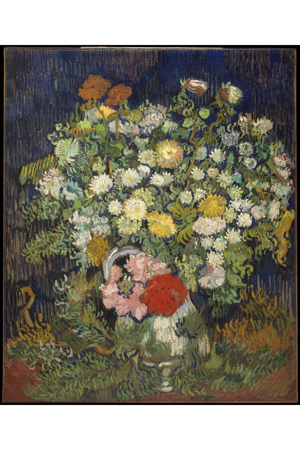 Vincent Van Gogh - Vazodaki Çiçek Demeti - 1