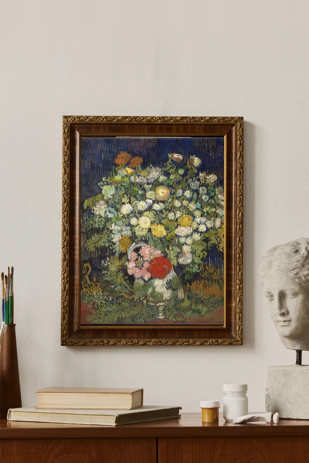 Vincent Van Gogh - Vazodaki Çiçek Demeti - 2