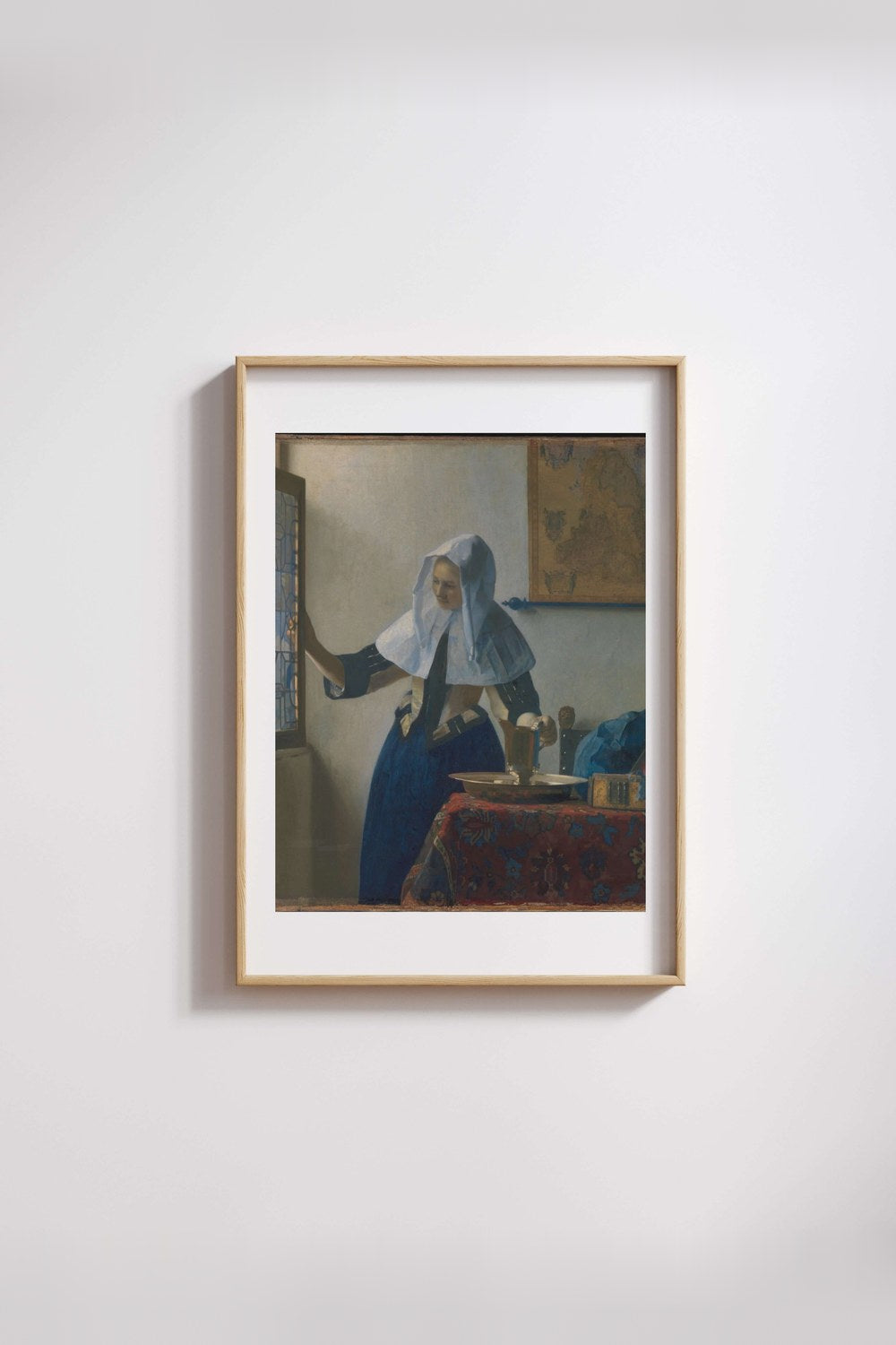 Johannes Vermeer - Sürahi Tutan Genç Kadın - 3