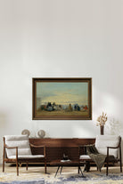 Eugène Boudin - Sahilde Günbatımı - 2
