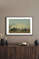 Eugène Boudin - Sahilde Günbatımı - 3