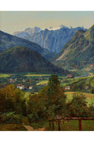 Ferdinand Georg Waldmüller - Sophien-Doppelblick Yakınından Dachstein Manzarası - 1