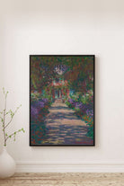 Claude Monet - Giverny’De Monet’Nin Bahçesinde Bir Yol - 0
