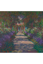 Claude Monet - Giverny’De Monet’Nin Bahçesinde Bir Yol - 1