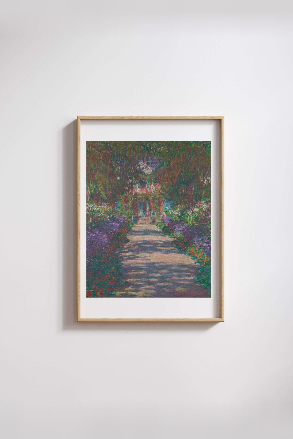 Claude Monet - Giverny’De Monet’Nin Bahçesinde Bir Yol - 3
