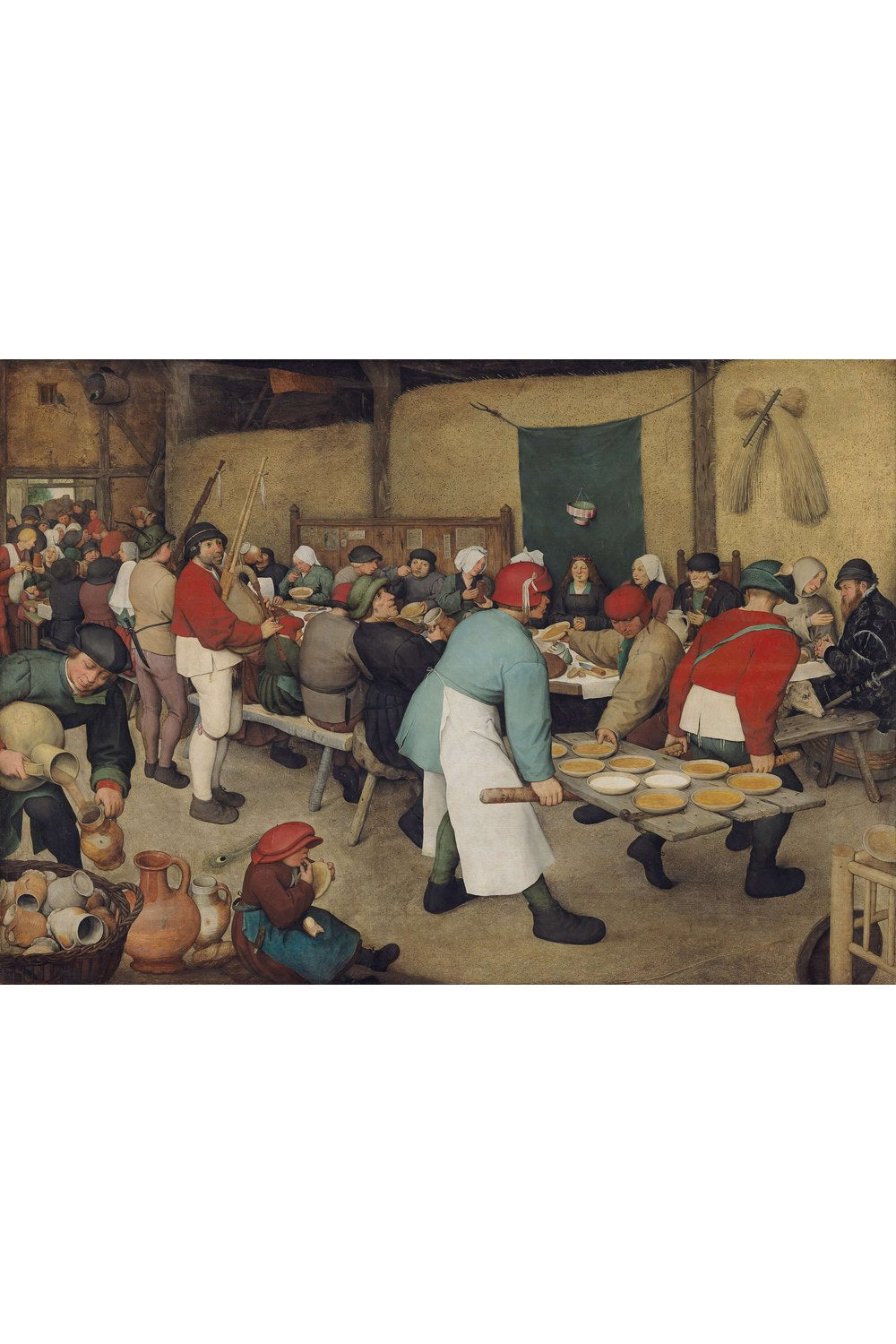 Pieter Bruegel D. Ä. - Köylü Düğünü (Peasant Wedding) - 1