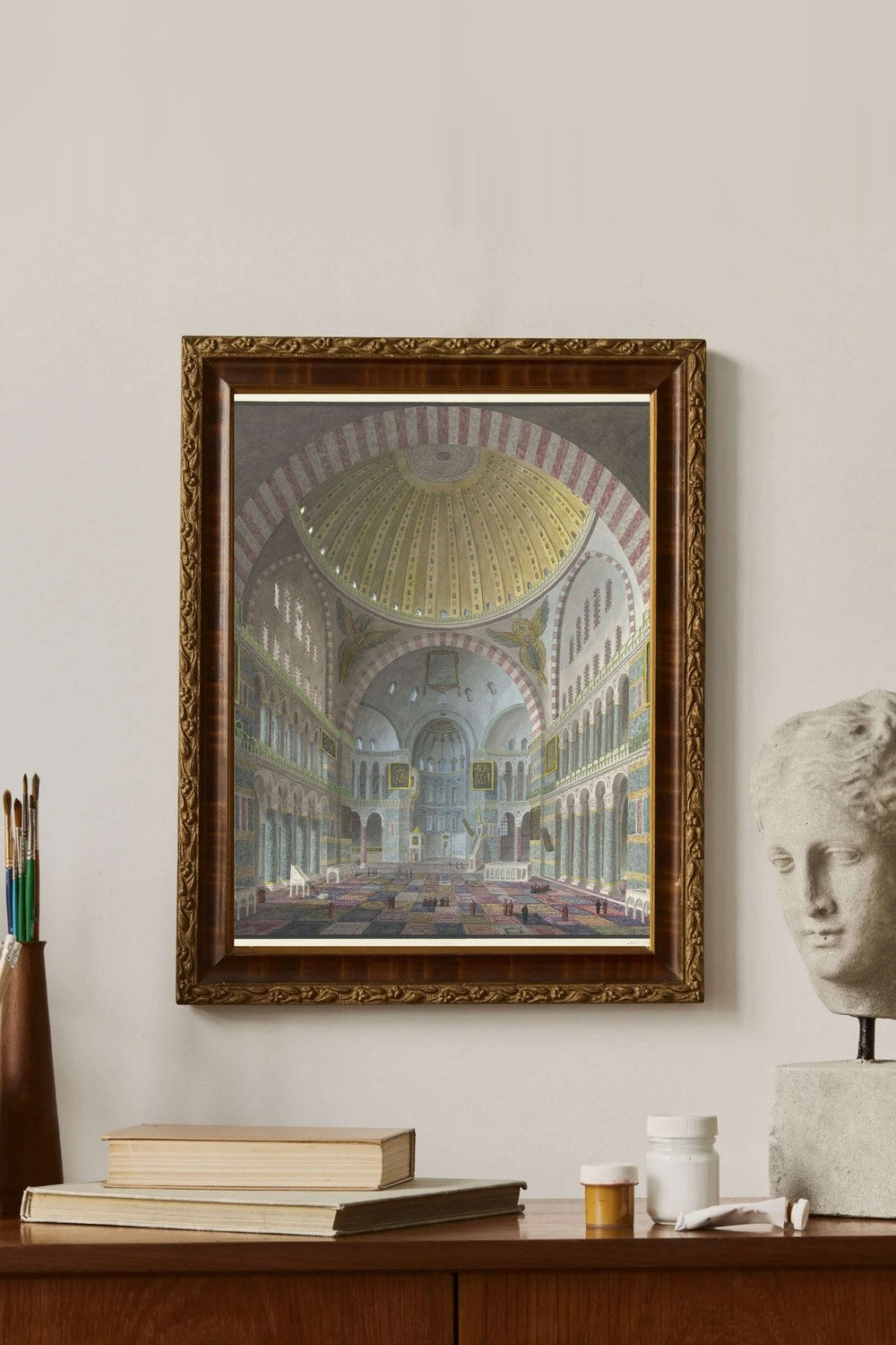 George Antoine Prosper Marilhat - Ayasofya'nın İç Mekânı - 3
