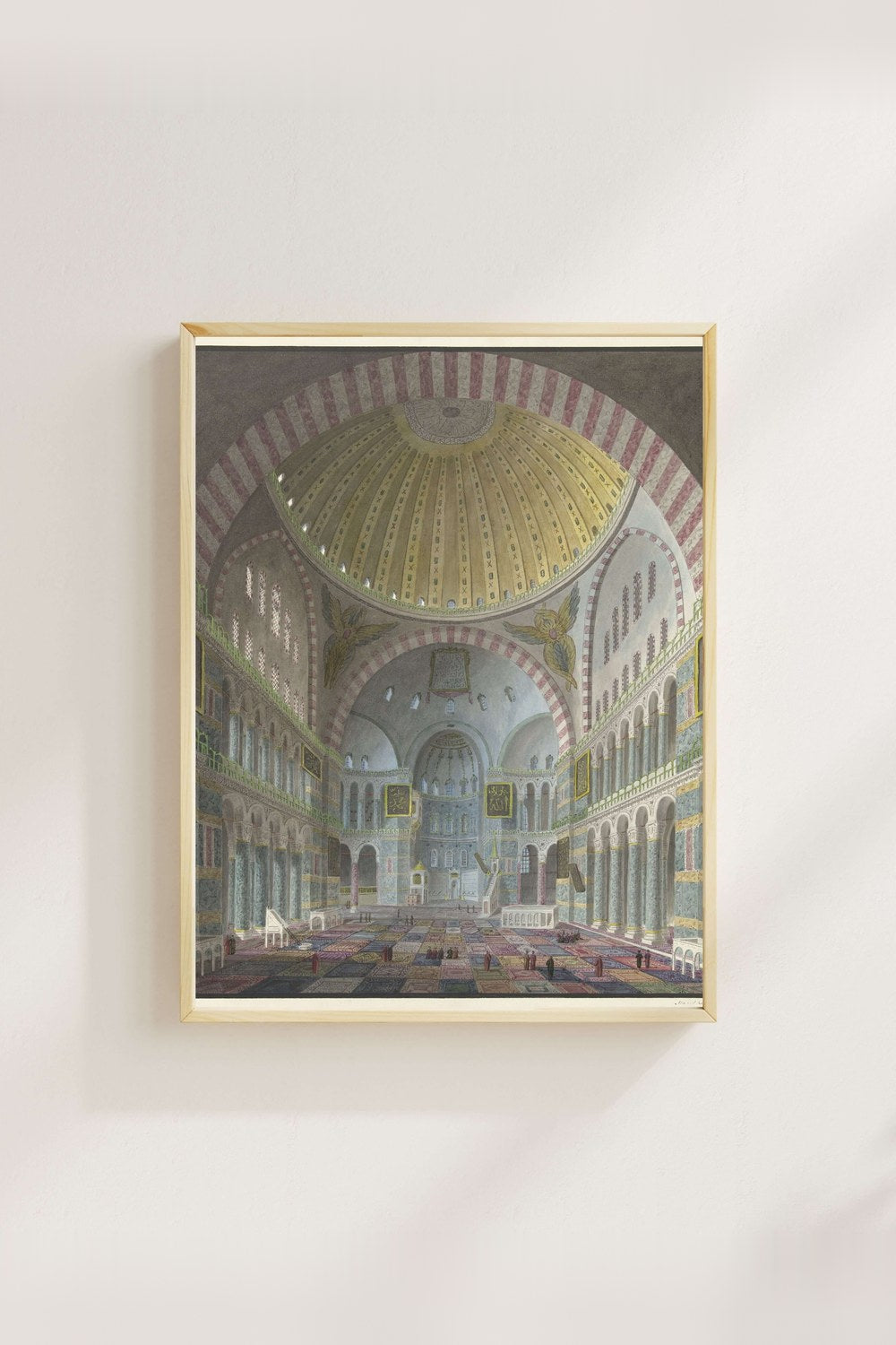 George Antoine Prosper Marilhat - Ayasofya'nın İç Mekânı - 4