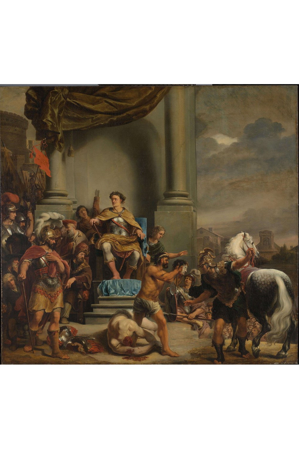 Ferdinand Bol - Konsül Titus Manlius Torquatus’Un Oğlunun Başını Kestirmesi - 1