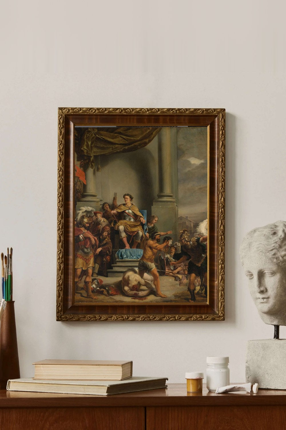 Ferdinand Bol - Konsül Titus Manlius Torquatus’Un Oğlunun Başını Kestirmesi - 3