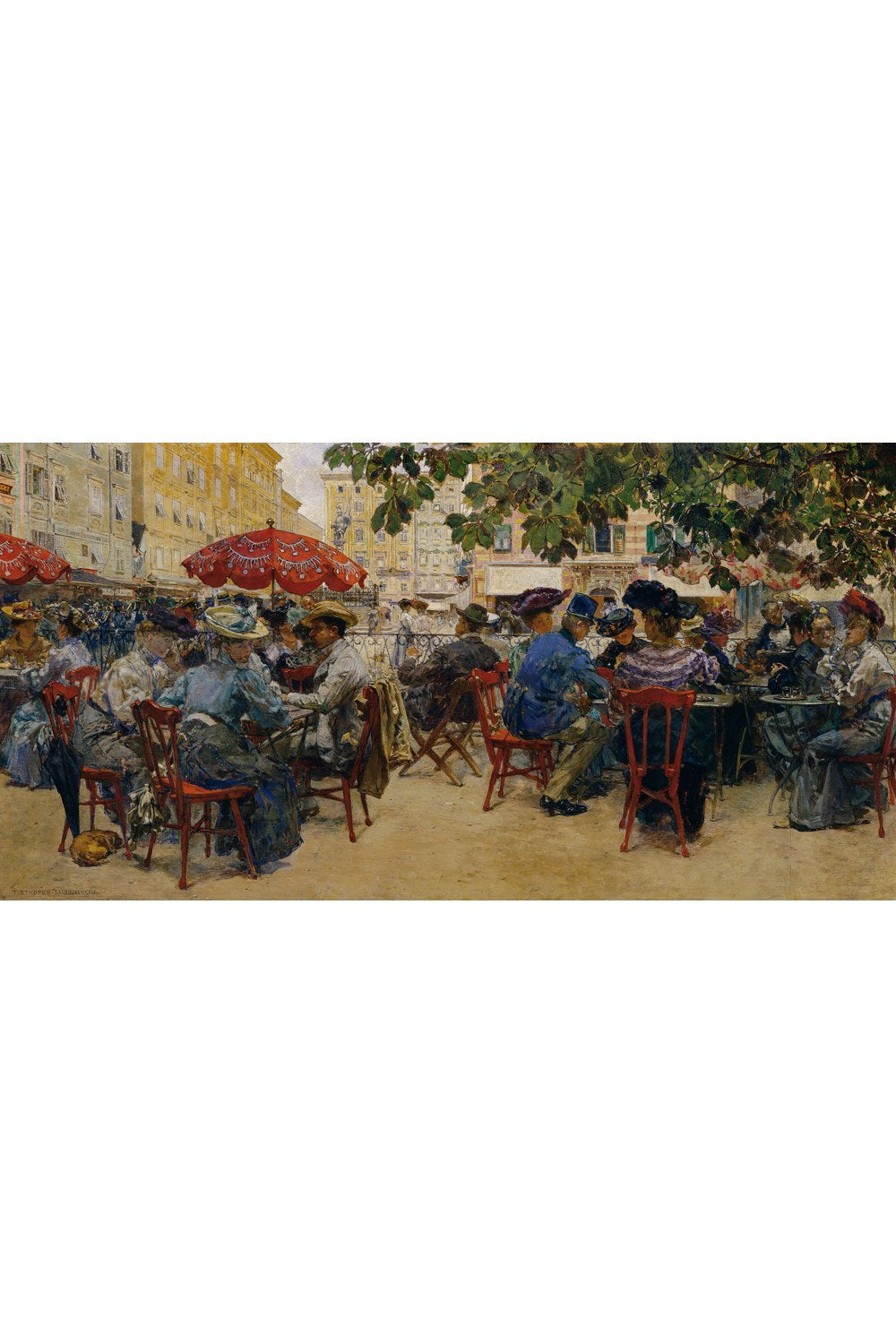 Theodor Josef Ethofer - Salzburg'daki Café Tomaselli - 1