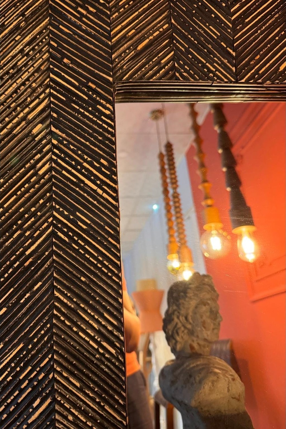 Rustik Doğal Ahşap Avize 4'lü - 2