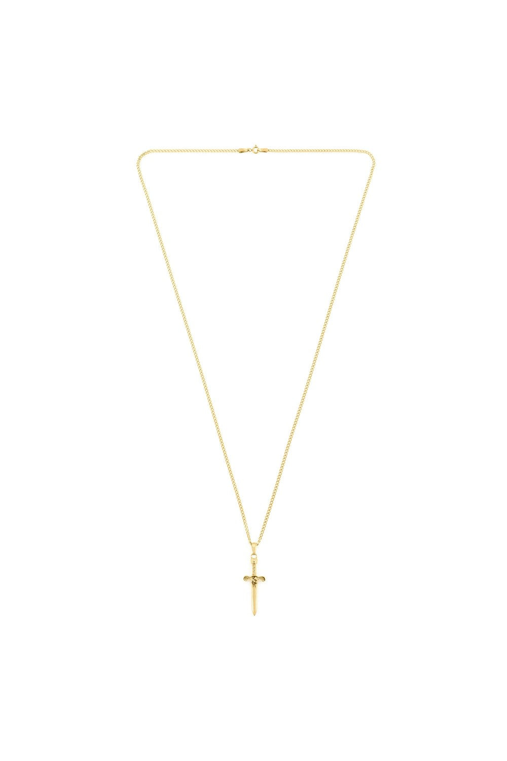 Kılıç Formlu Kolye, Gold - 1