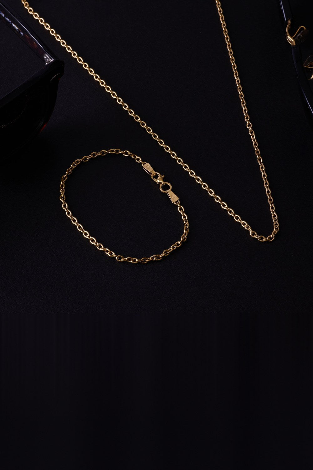 Kablo Zincir Kolye, Gold - 3