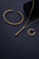 Hasır Örgü Bileklik, Gold - 3