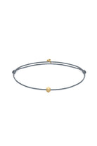 Ayarlanabilir İp Bileklik, Gri - Gold - 0