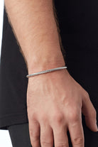 Helical Zincir Kelepçe Bilezik, Gümüş - 3