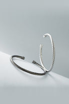 Helical Zincir Kelepçe Bilezik, Gümüş - 6