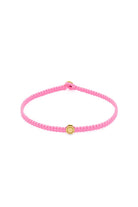 Sekizgen Detaylı Makrome Bileklik, Pembe - Gold - 0