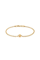 Rakam Detaylı Zincir Bileklik, Gold - 7