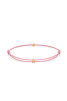 Sekizgen Detaylı Ayarlanabilir Bileklik, Pembe - Gold - 1