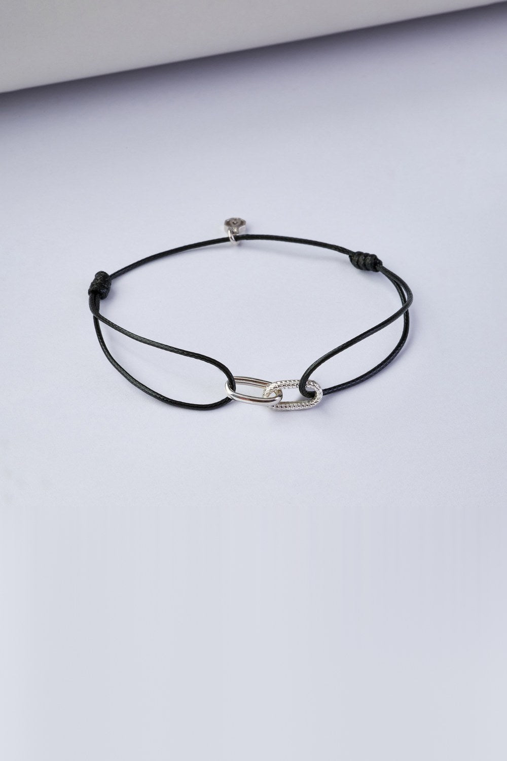 Rivet Zincir Detaylı Bileklik, Gümüş - 2