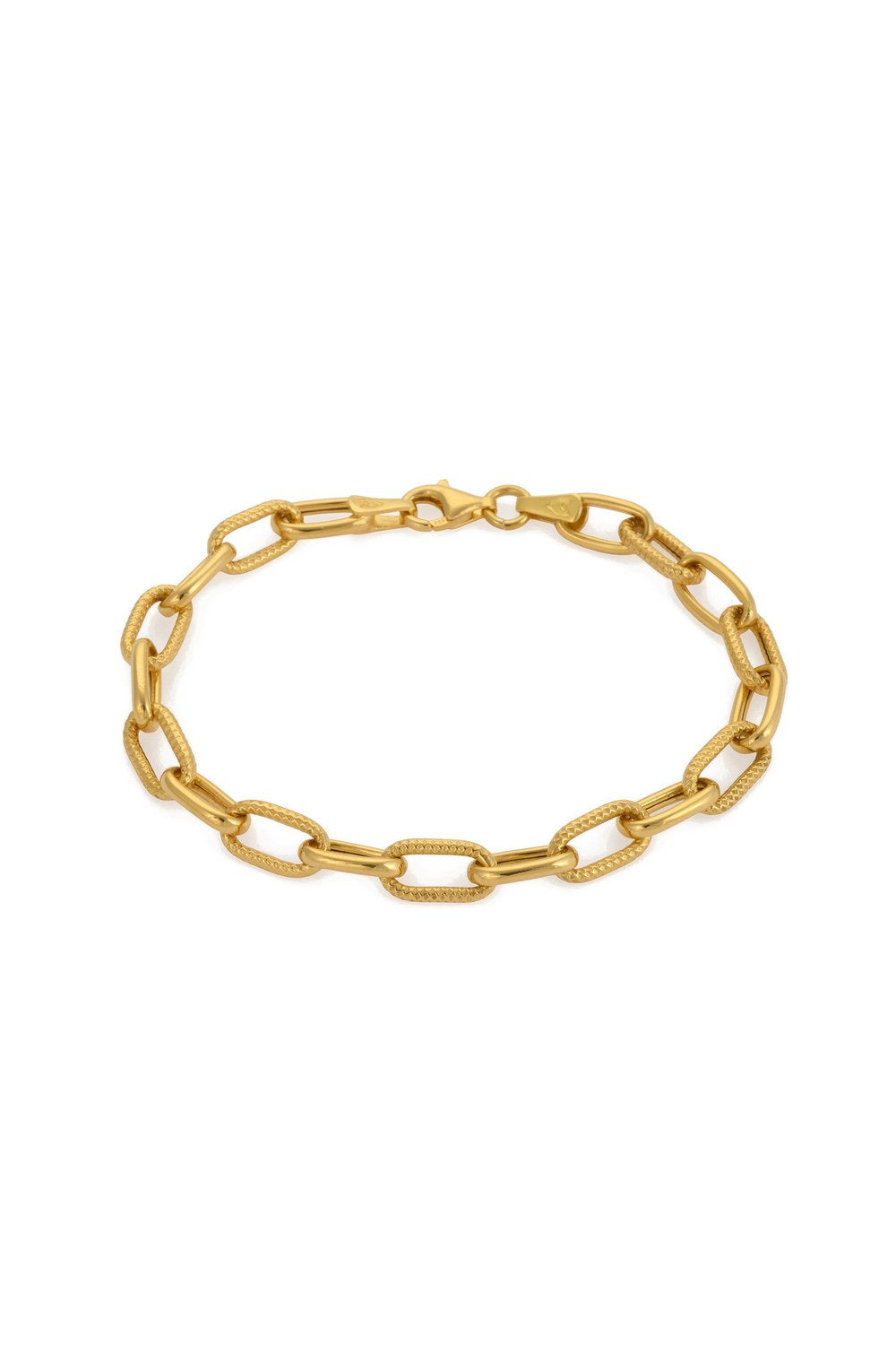 Rivet Zincir Bileklik, Gold - 0