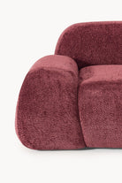 Wolke Teddy Bouclé Lounge Koltuğu, Bordeaux - 5