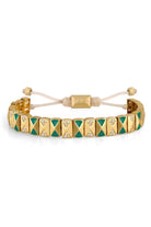 Latte Gold Green Stone Bileklik - 0