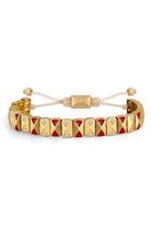 Latte Gold Red Stone Bileklik - 0