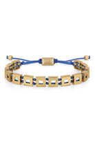 Gold Square Blue Bileklik - 0