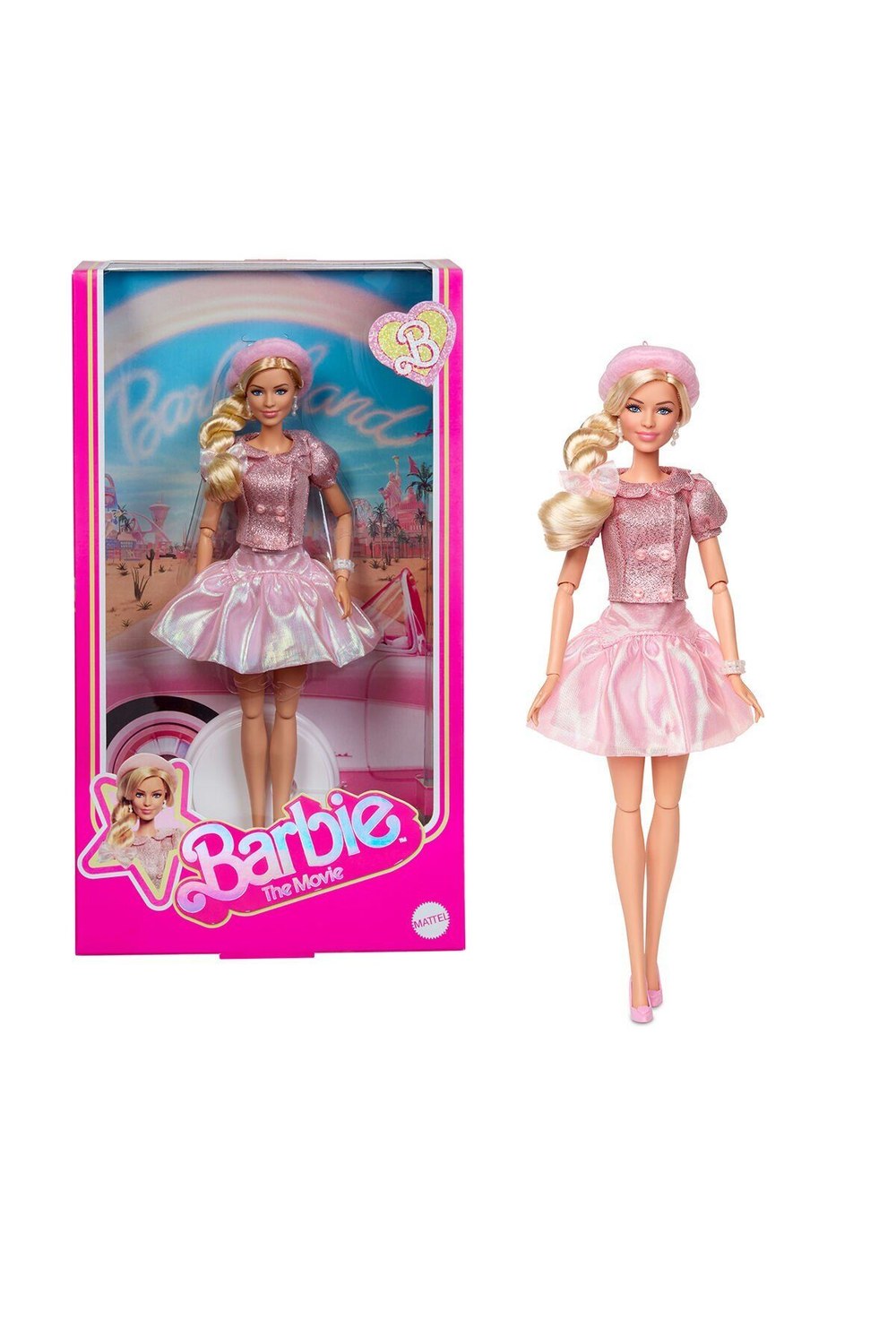 Barbie Movie - Pembe Bereli Barbie - 0