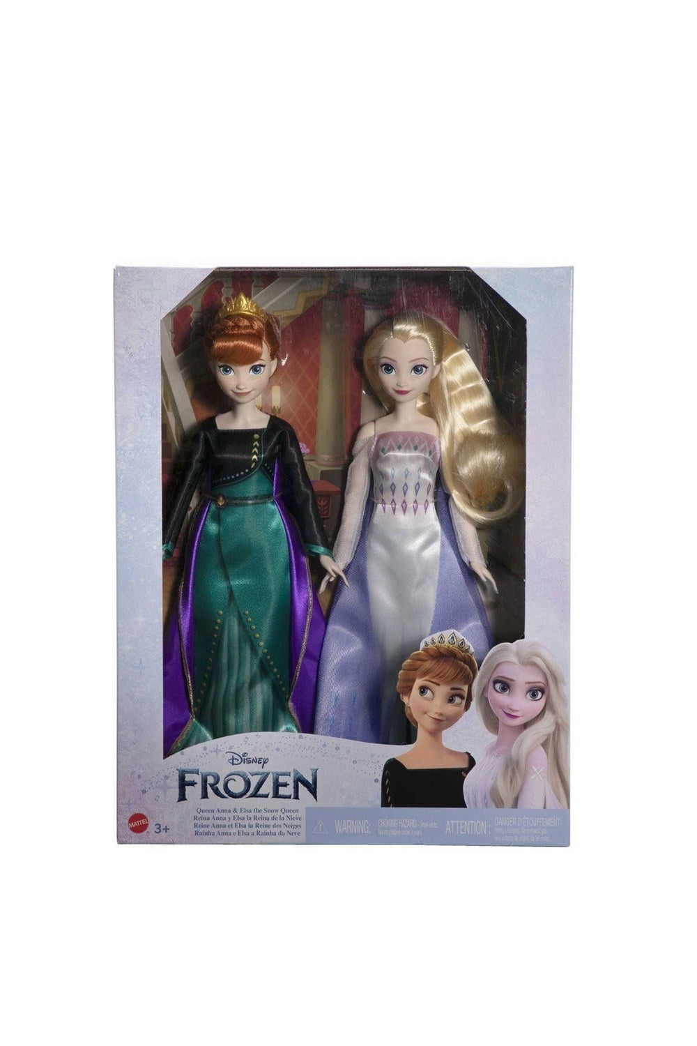 Disney Karlar Ülkesi 2 Anna Ve Elsa Bebek Seti, 2'li Paket - 0