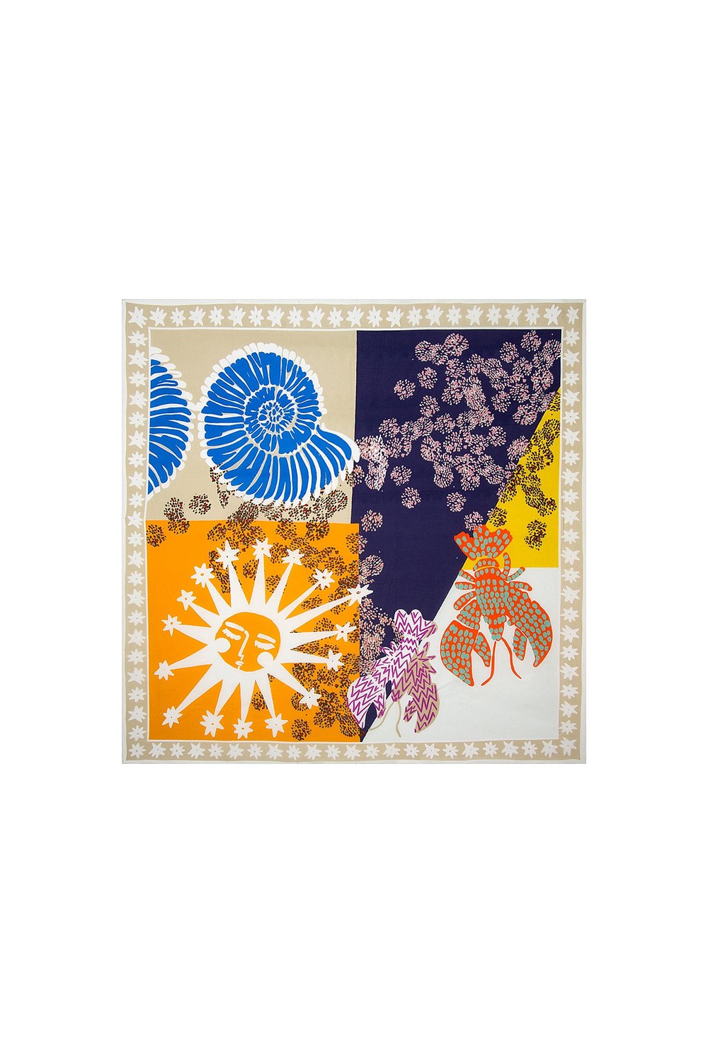 River Cotton Printed Pareo / Scarve - 0