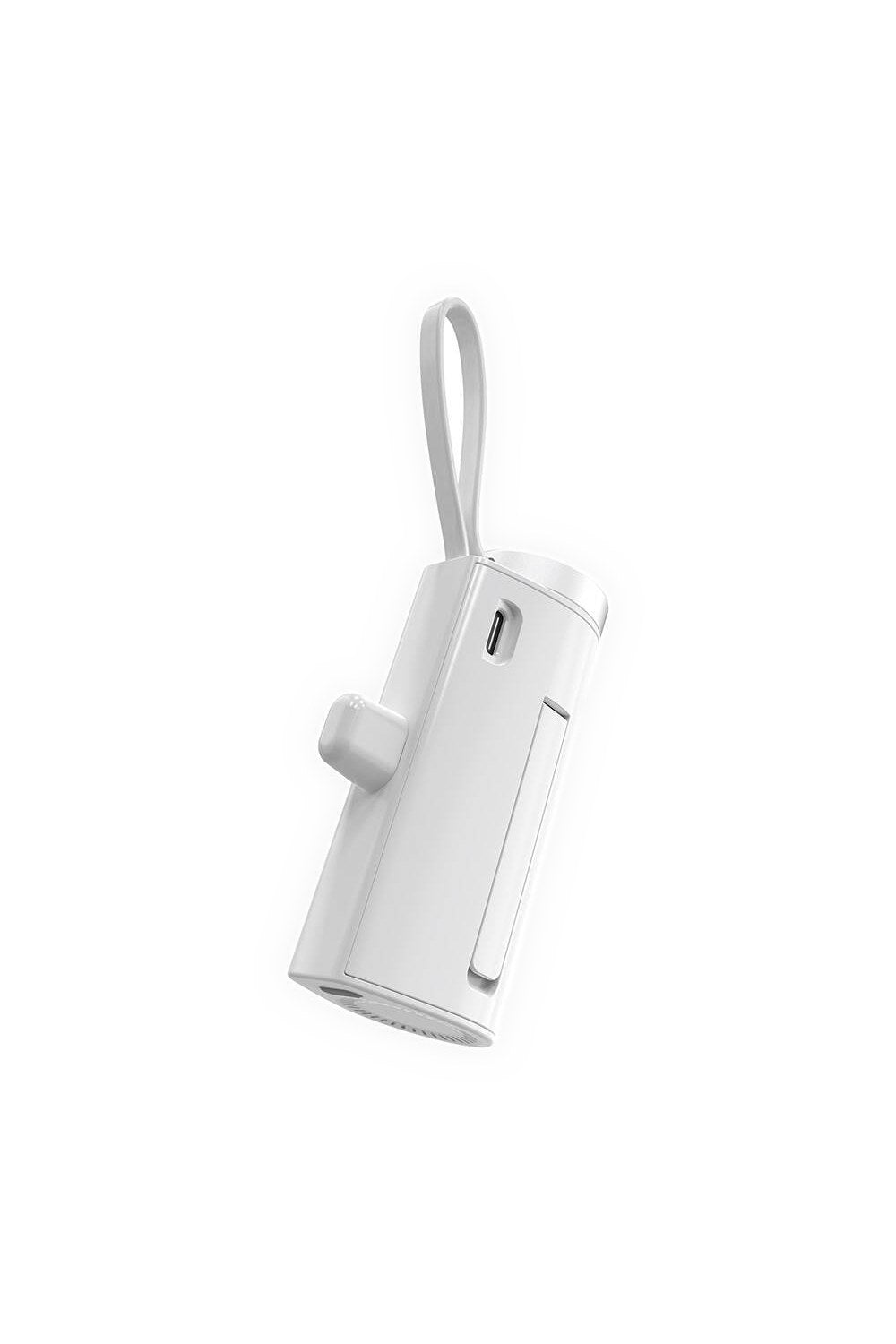 Wi-W026 Capsule 2'si 1 Arada Mini Standlı Askılı Type-C Pd Powerbank, 5000 Mah - 4