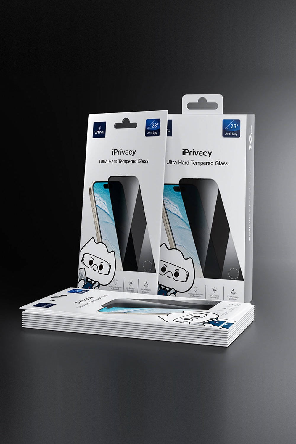 Gt-015 Iprivacy Ekran Koruyucu, 10'lu Paket — Iphone 16 - 3