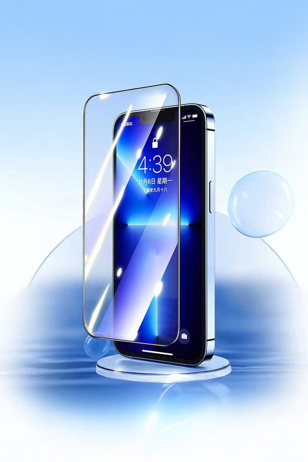 Ivista Sert Yüzeyli Ekran Koruyucu — Iphone 15 Pro Max - 3