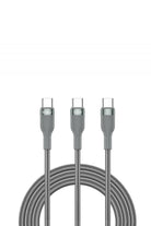 Concise Wi-C029 2'si 1 Arada Type-C, Lightning Ve Micro Usb Hızlı Şarj Kablosu, 100 W, 1,2 M - 1