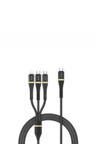 Elite Wi-C024 3'ü 1 Arada Type-C, Lightning Ve Micro Usb Hızlı Şarj Kablosu, 100 W, 1,2 M - 0