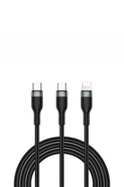 Concise Wi-C029 2'si 1 Arada Type-C - Lightning Pd Şarj Kablosu, 100 W, 1,2 M - 0