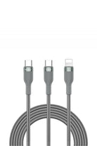 Concise Wi-C029 2'si 1 Arada Type-C - Lightning Pd Şarj Kablosu, 100 W, 1,2 M - 1