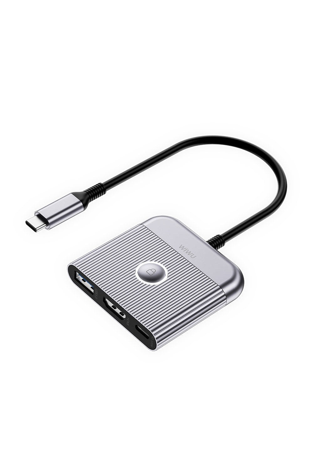 Travel Wi-Hb8002 3'ü 1 Arada Hdmi 4k 60 Hz 100 W Pd Type-C Hub Adaptör - 1