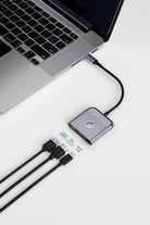 Travel Wi-Hb8002 3'ü 1 Arada Hdmi 4k 60 Hz 100 W Pd Type-C Hub Adaptör - 3