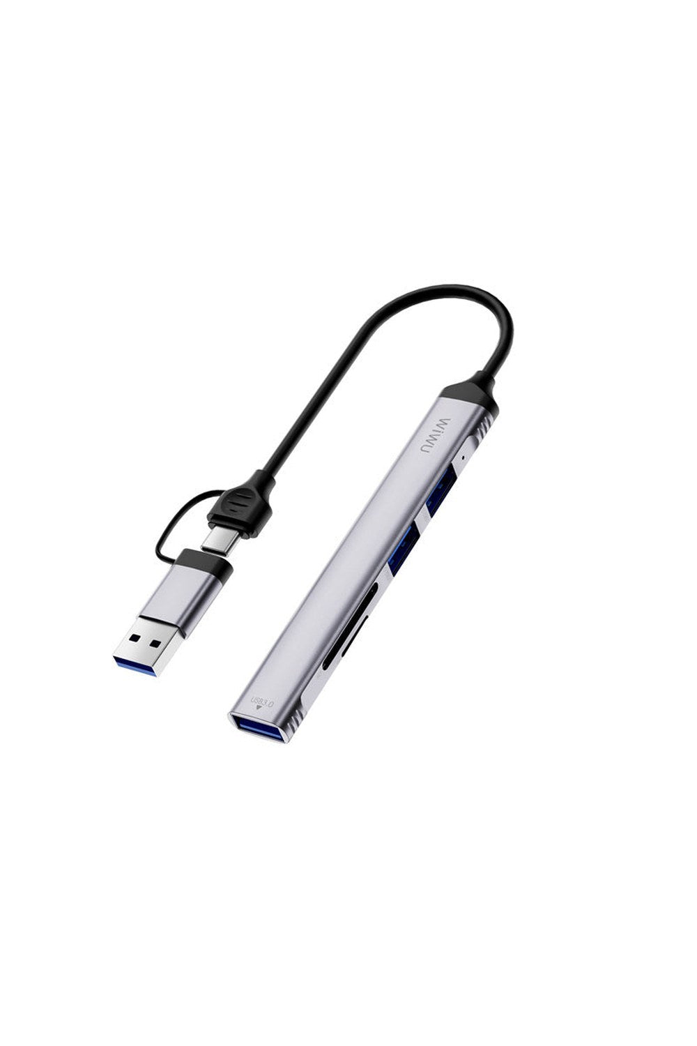 Zolo Wi-Hb003 Usb 3.0 + Usb 2.0 + Sd/Tf Type-C Ve Usb-A 5'i 1 Arada Hub Adaptör - 0