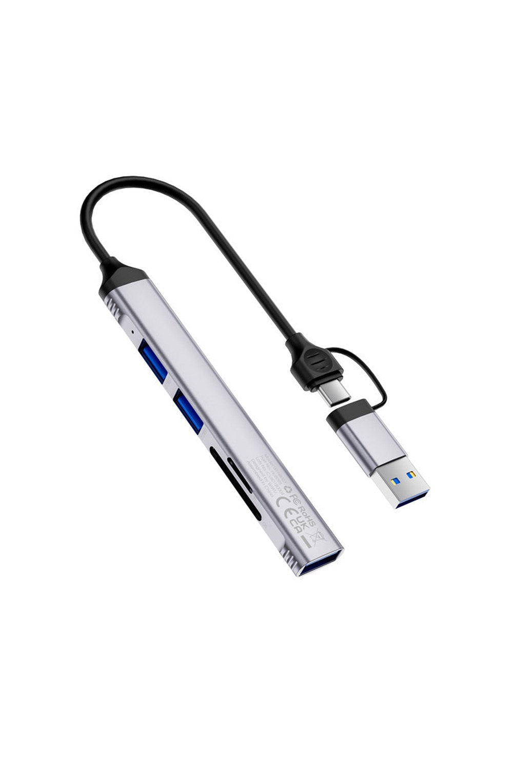 Zolo Wi-Hb003 Usb 3.0 + Usb 2.0 + Sd/Tf Type-C Ve Usb-A 5'i 1 Arada Hub Adaptör - 2