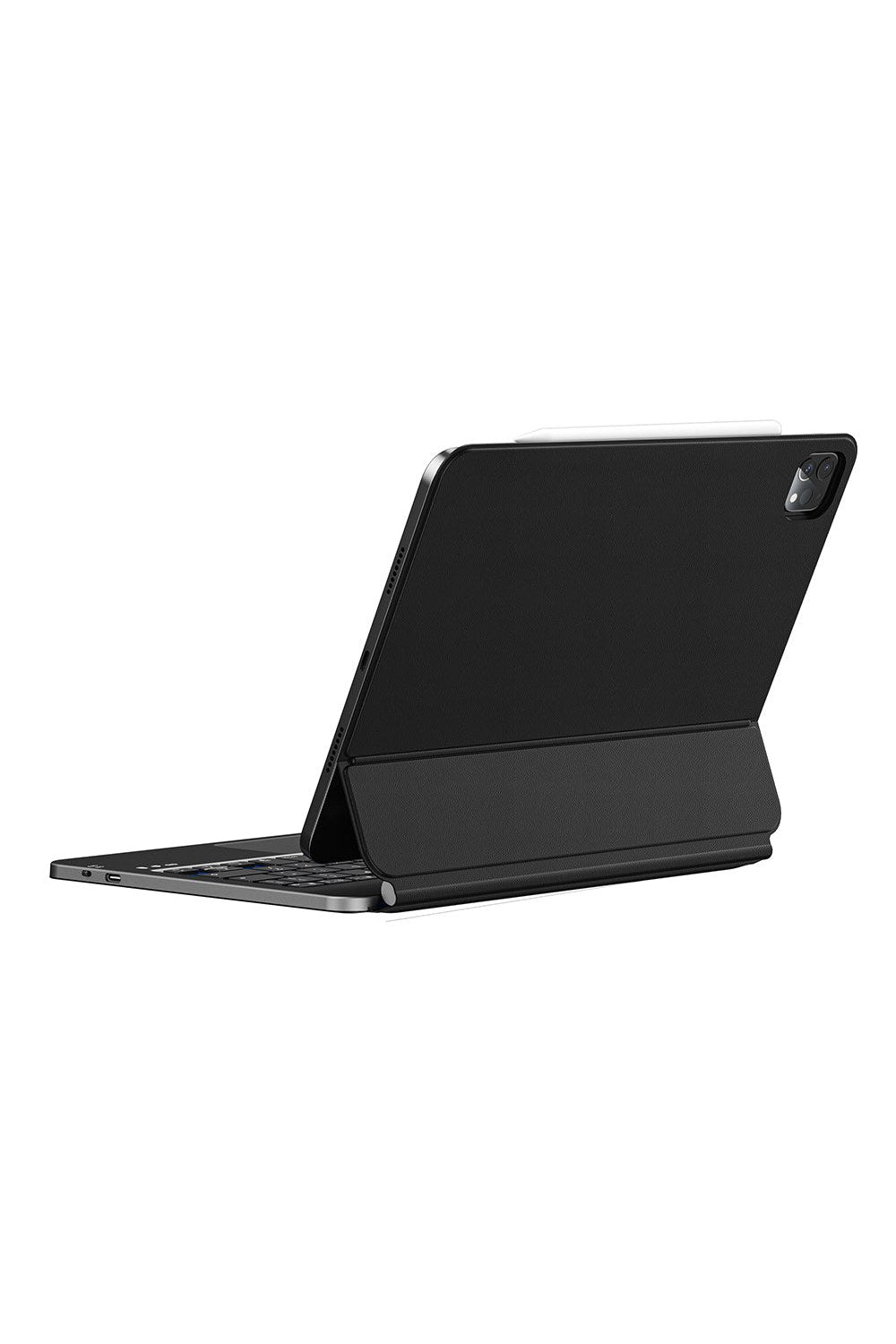 Ipad Uyumlu Mk-003 Gizli Kalem Bölmeli Klavyeli Kılıf - 3